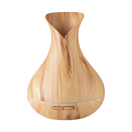 Luftfuktare / aroma diffuser SPA 15 LIGHT WOOD med aromaterapi 400ml med timer