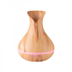 Luftfuktare / aroma diffuser SPA 15 LIGHT WOOD med aromaterapi 400ml med timer