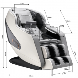Massagefåtölj SAKURA COMFORT PLUS 806 grå