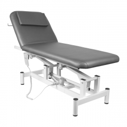 Elektrisk massagebänk / behandlingssäng grå 079 1-motor