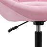 Sammetsstol 4Rico BL12B rosa