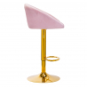 Barstol / receptionsstol QS-B16G rosa