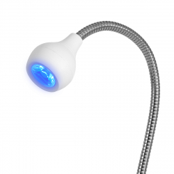 LED / UV flash cure-lampa Glow Snake 3W vit