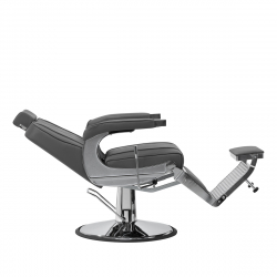 Barberarstol HAIR SYSTEM BM88066 grå