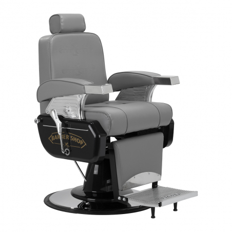 Barberarstol HAIR SYSTEM MT-91 grå