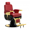 Barberarstol HAIR SYSTEM MT-91 GOLD röd